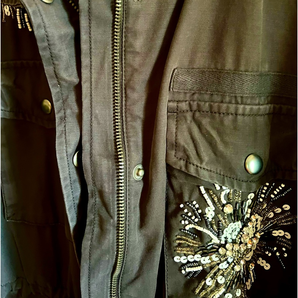 Gray Jacket Missing A Button Hadn’t Noticed It Ne… - image 2